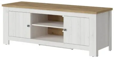 Celesto 154cm TV Unit - White, Oak image