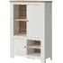 Celesto 2 Door Low Cabinet - White, Oak
