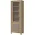 Cestino Narrow Display Cabinet - Oak