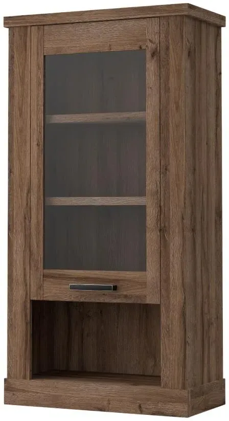 Corona Small Display Cabinet - Tabak Oak