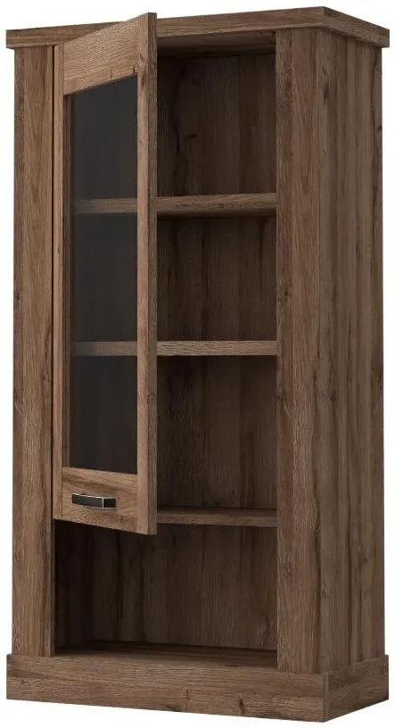 Corona Small Display Cabinet - Tabak Oak