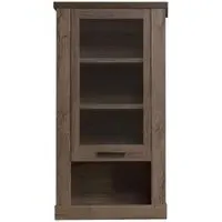Corona Small Display Cabinet - Tabak Oak