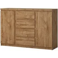 Fribo 2 Door Medium Sideboard - Oak