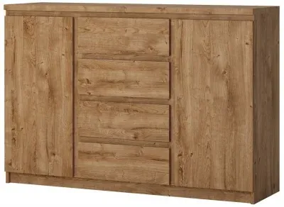 Fribo 2 Door Medium Sideboard - Oak