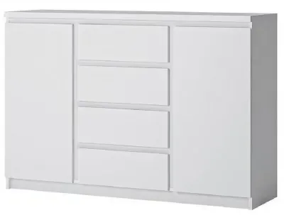 Fribo 2 Door Medium Sideboard - White image