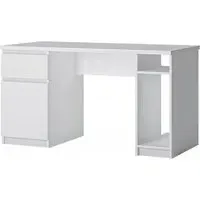 Fribo Double Pedestal Desk - White