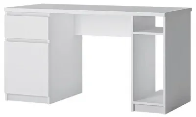 Fribo Double Pedestal Desk - White image