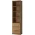 Fribo Narrow 3 Drawer Bookcase - Oak Effect