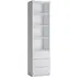 Fribo Narrow 3 Drawer Bookcase - White