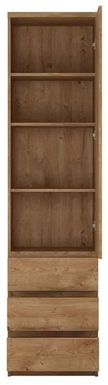 Fribo Narrow Cabinet with Drawer - Oak