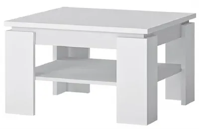 Fribo Square Coffee Table - White image