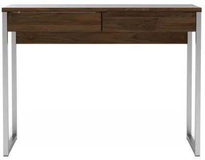 Function Plus 2 Drawer Desk - Walnut