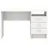 Function Plus 3 Drawer Desk - White