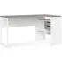 Function Plus Corner 2 Drawer Desk - White, Grey