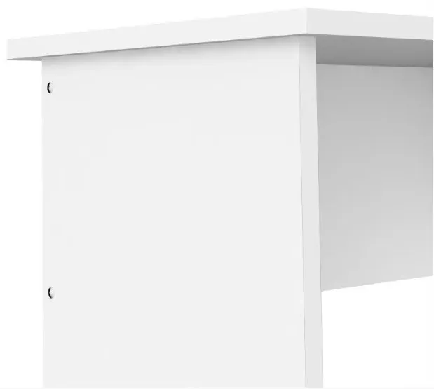 Function Plus Desk with 4 Drawers - White