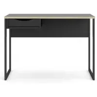 Function Plus Desk with Drawer - Black