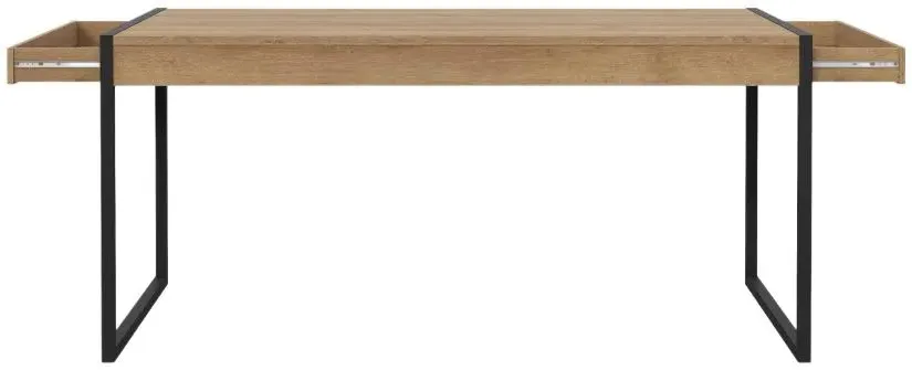 High Rock 6-Seater Dining Table - Black, Oak