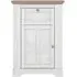 Illopa 1 Door 1 Drawer Cabinet - Oak Nelson, Snowy Oak