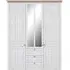 Illopa 3 Door Combi Wardrobe - White, Oak