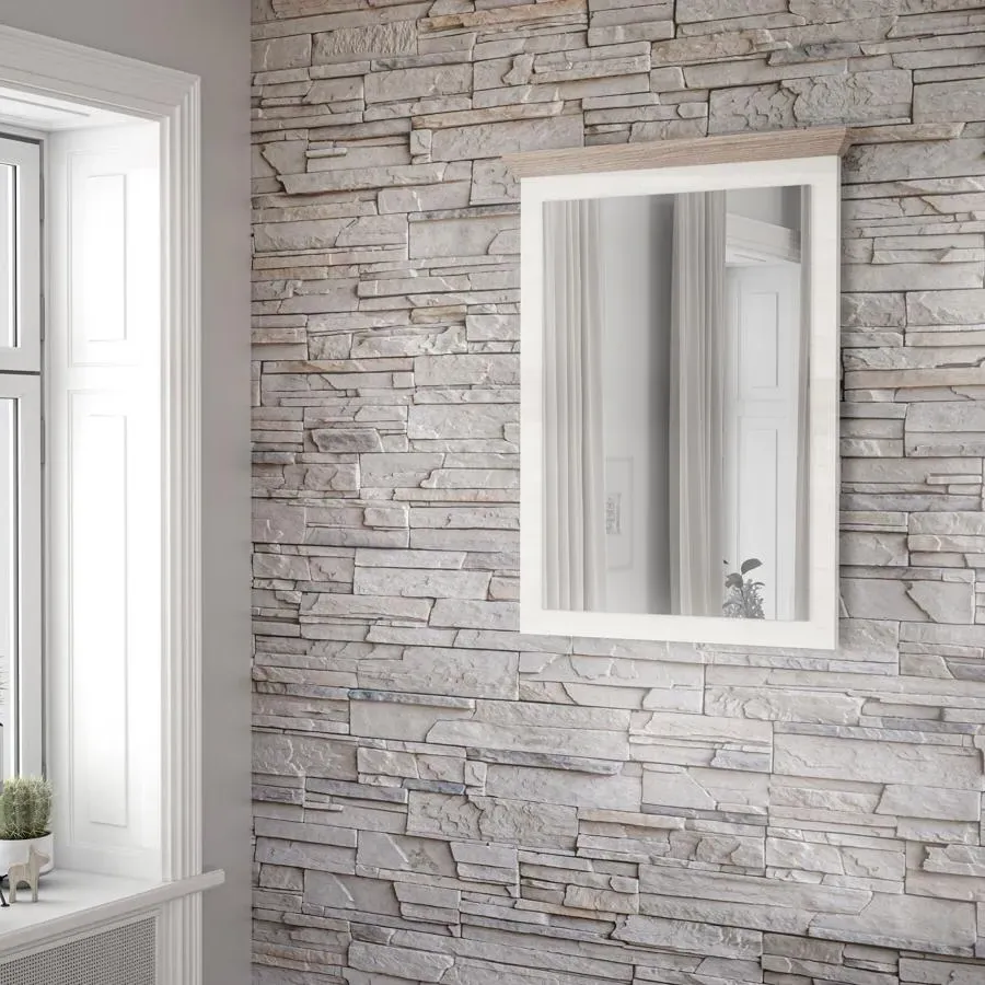 Illopa Wall Mirror - Oak