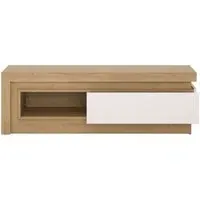 Lyon 130cm TV Unit with Drawer - Oak