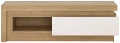 Lyon 130cm TV Unit with Drawer - Oak
