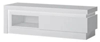 Lyon 130cm TV Unit with Drawer - White image