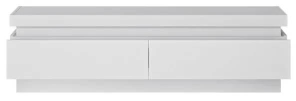 Lyon 146cm TV Unit with LED Light - White