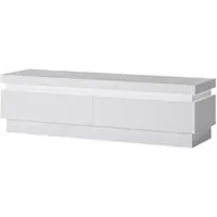 Lyon 146cm TV Unit with LED Light - White