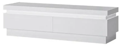 Lyon 146cm TV Unit with LED Light - White image