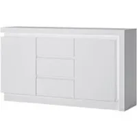 Lyon 2 Door Sideboard with LED Light - White