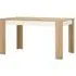 Lyon 4-6 Seater Extending Dining Table - Oak, White Gloss