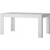Lyon 6-8 Seater Extending Dining Table - White Gloss