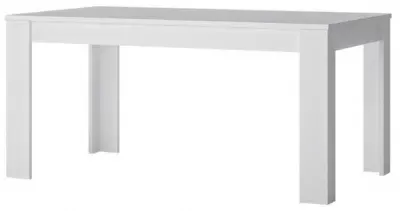 Lyon 6-8 Seater Extending Dining Table - White Gloss
