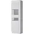 Lyon Narrow Display Cabinet RHD with LED - White