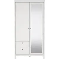 Madrid 2 Door Combi Wardrobe - White
