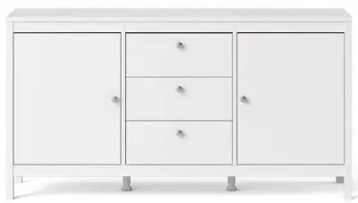 Madrid 2 Door Medium Sideboard - White image