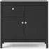 Madrid 2 Door Small Sideboard - Matt Black