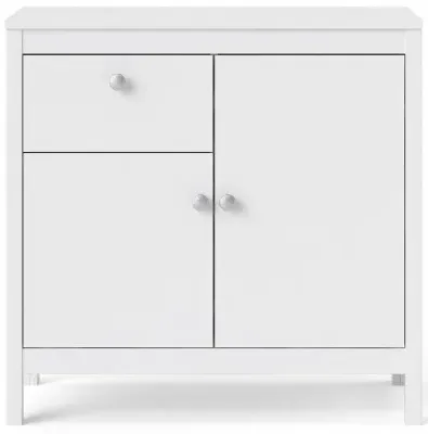 Madrid 2 Door Small Sideboard - White image