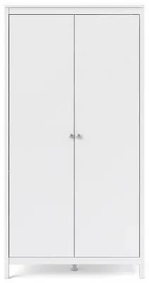 Madrid 2 Door Wardrobe - White image