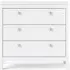 Madrid 3 Drawer Small Chest - White