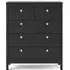 Madrid 3+2 Drawer Chest - Black