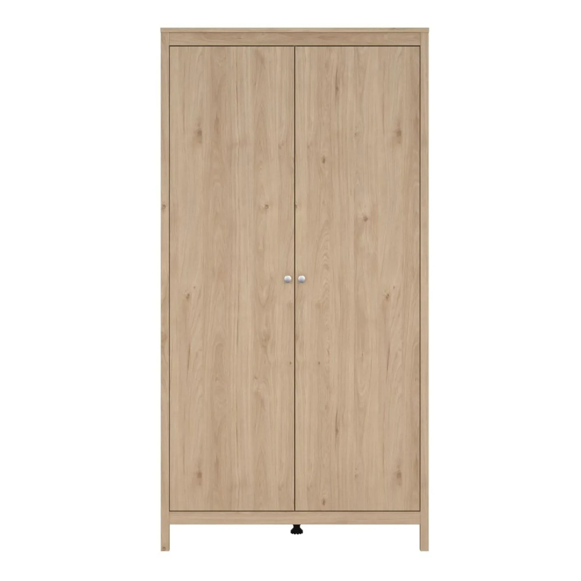 Madrid Jackson 2 Door Wardrobe - Hickory Oak