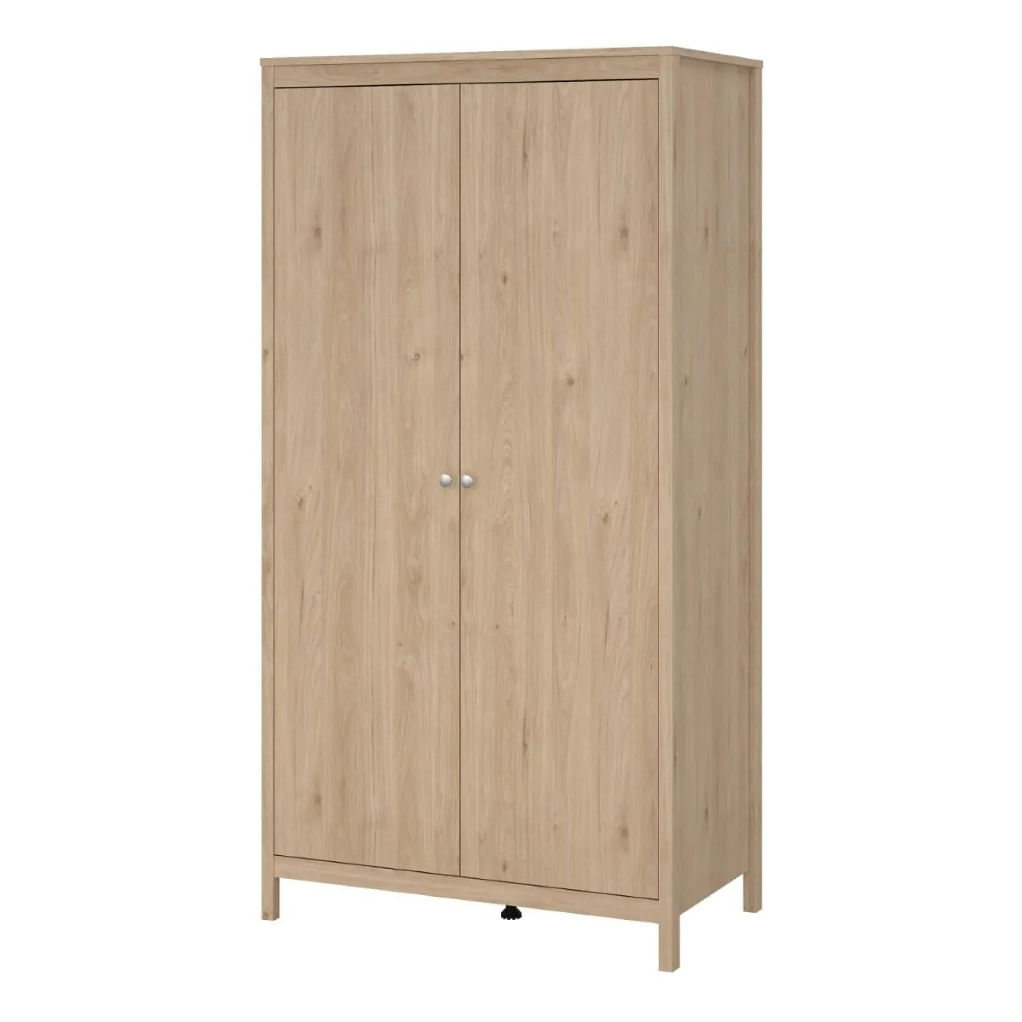 Madrid Jackson 2 Door Wardrobe - Hickory Oak
