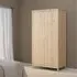 Madrid Jackson 2 Door Wardrobe - Hickory Oak
