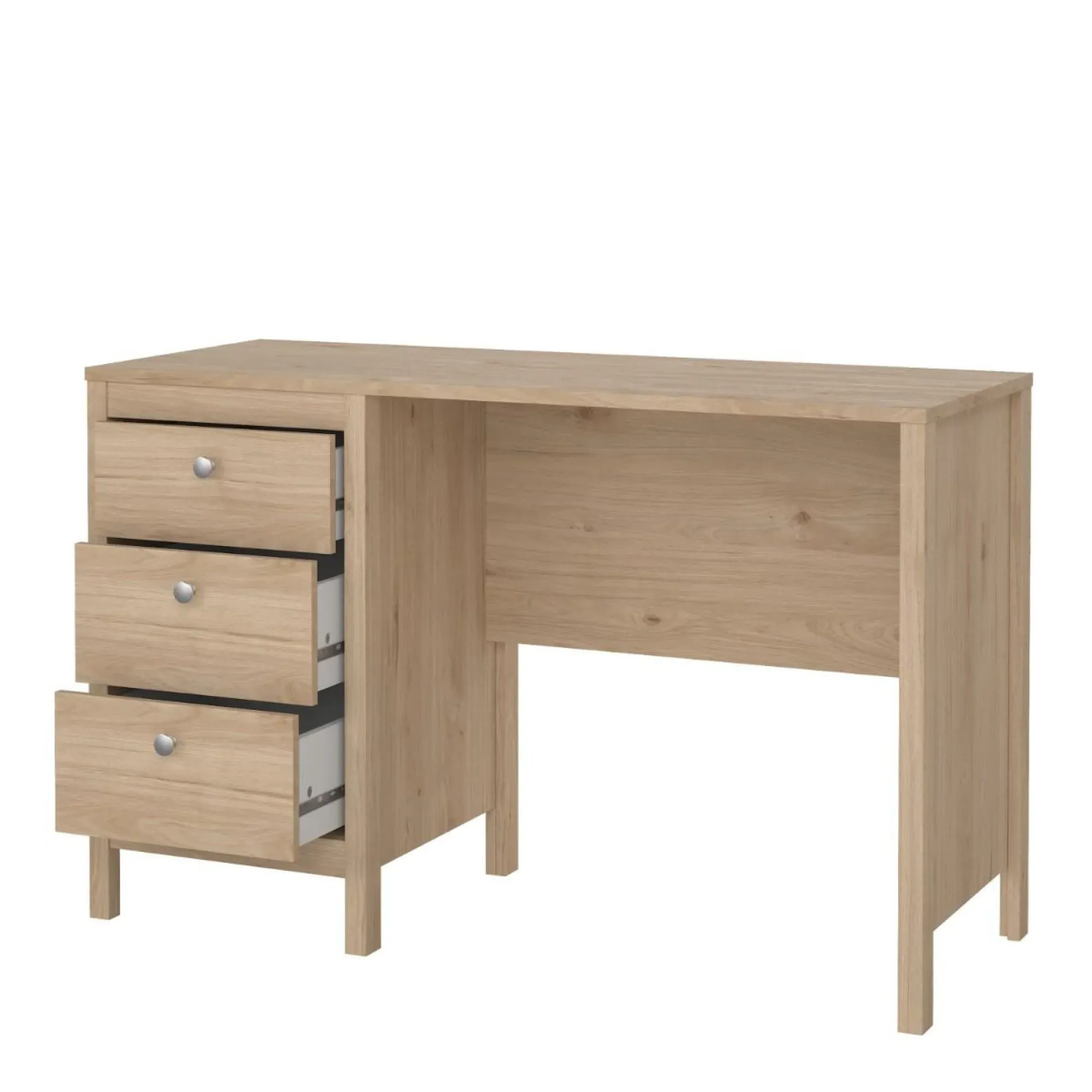 Madrid Jackson 2 Drawer Desk - Hickory Oak