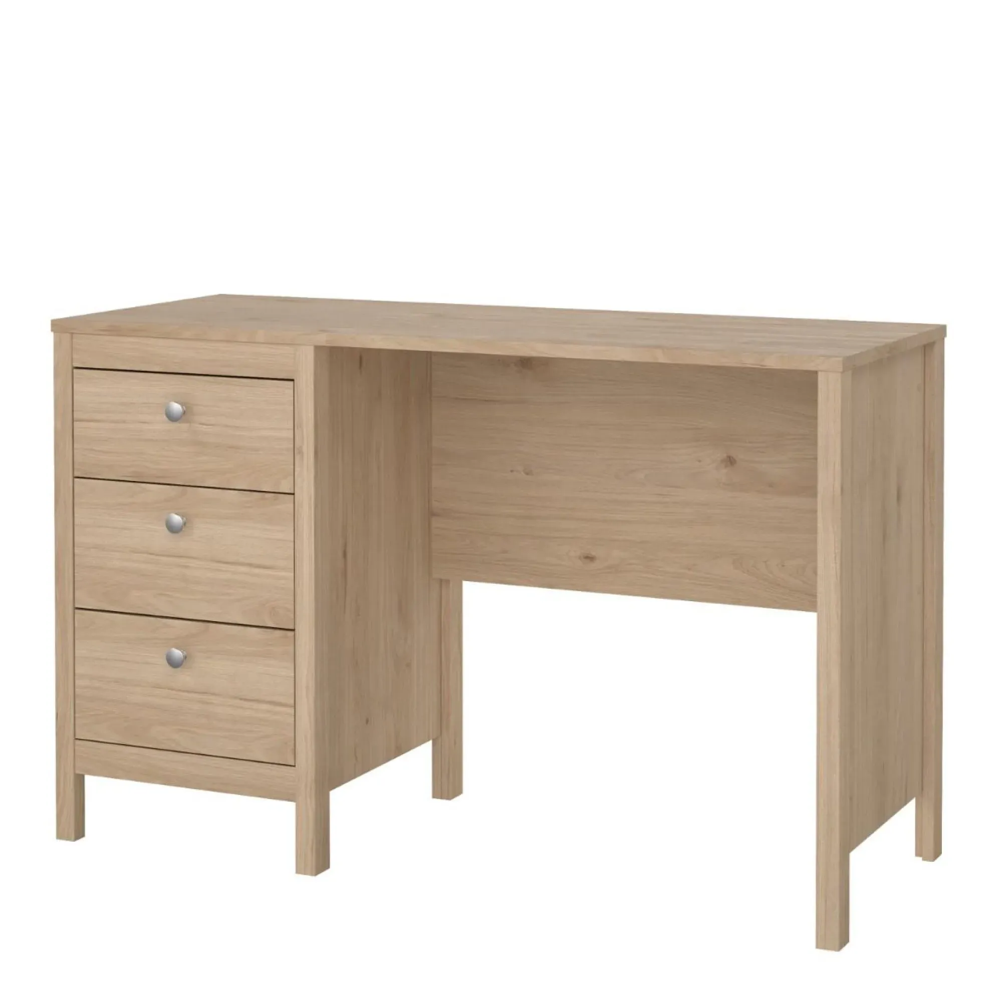 Madrid Jackson 2 Drawer Desk - Hickory Oak