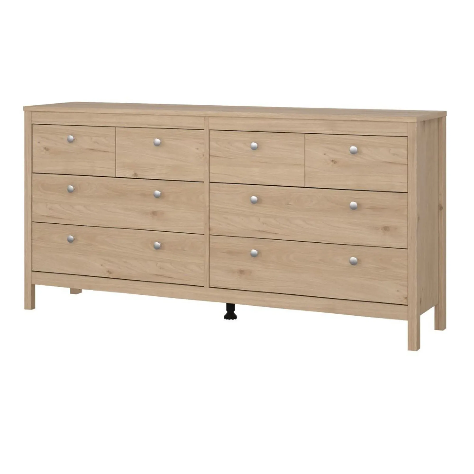 Madrid Jackson Hickory 8-Drawer Double Dresser - Oak