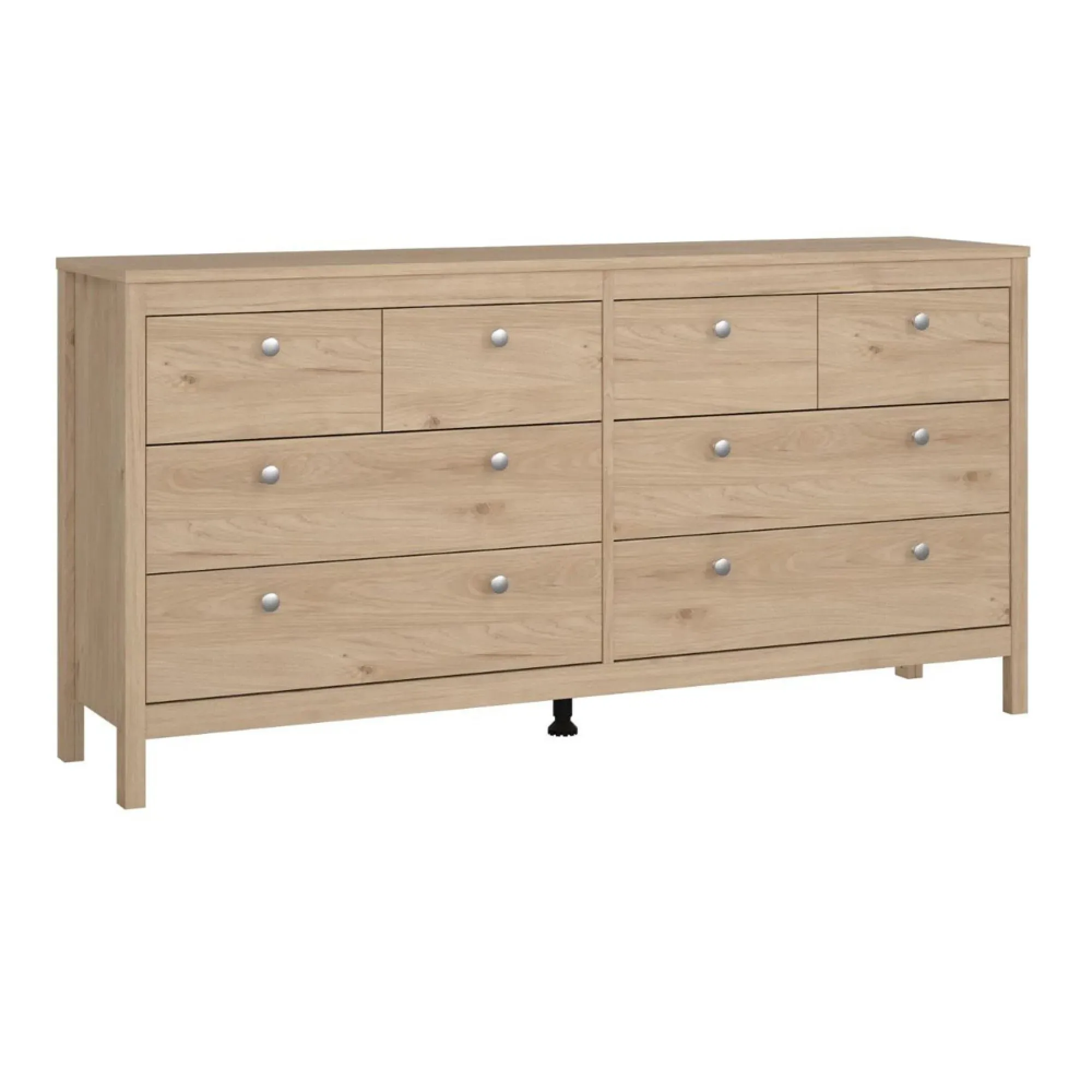 Madrid Jackson Hickory 8-Drawer Double Dresser - Oak