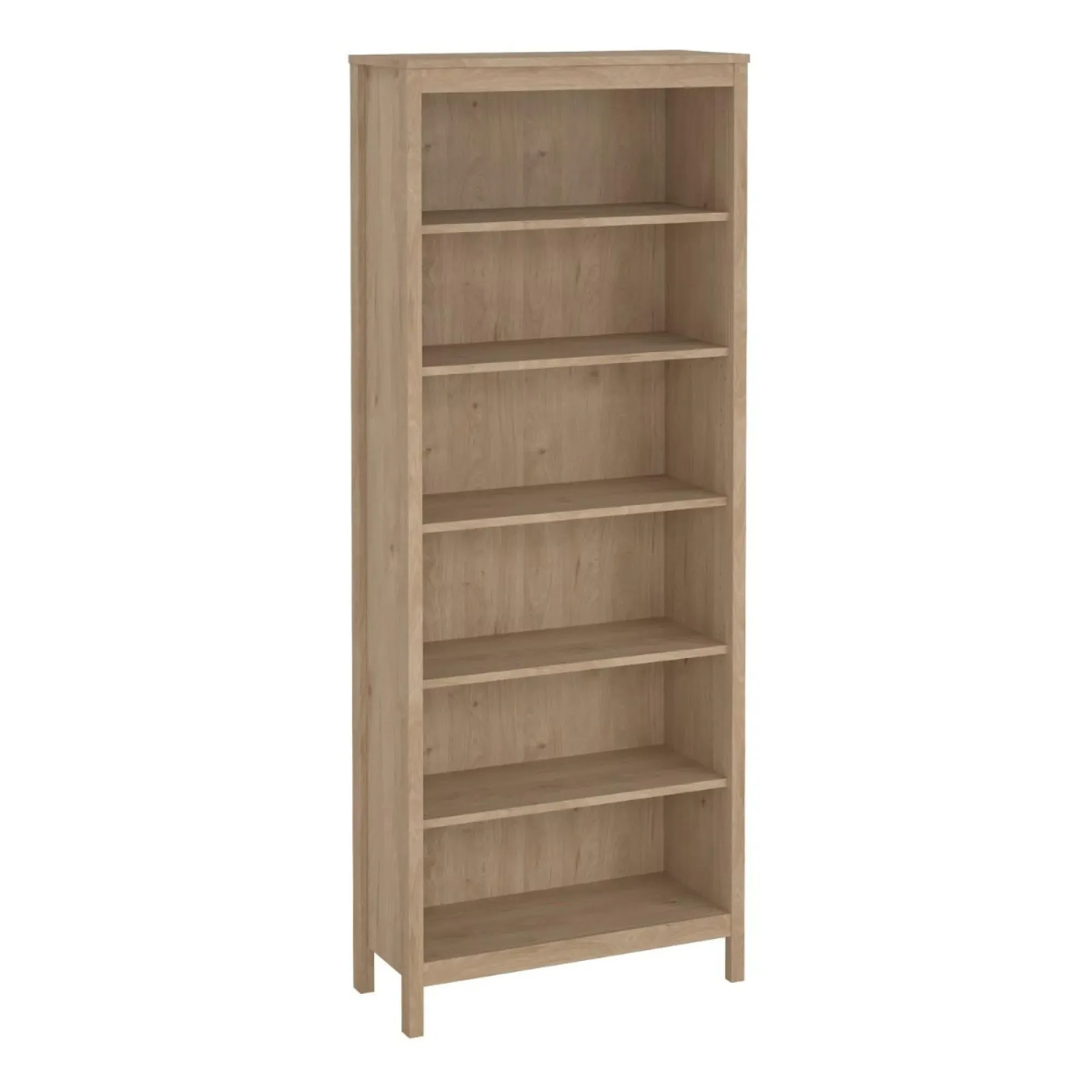 Madrid Jackson Hickory Bookcase - Oak